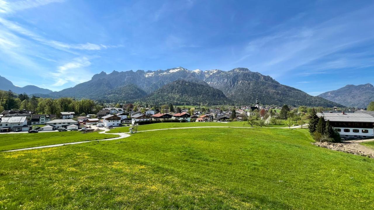 Am Randersberg - Wohnung Nr 2 Großgmain Kültér fotó